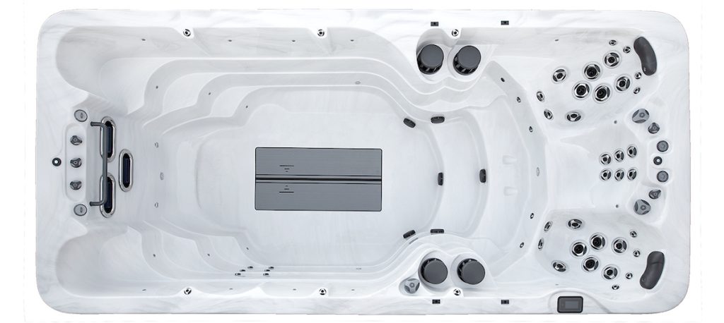 American Whirlpool Swim Spa MX6 overhead