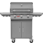 Bull Steer 3 Burner Gas Barbecue Cart