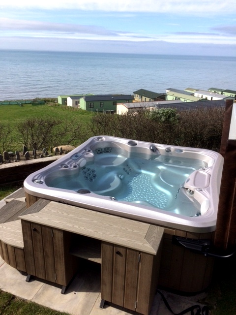 Marquis Spas Crown Epic Hot Tub with sea view