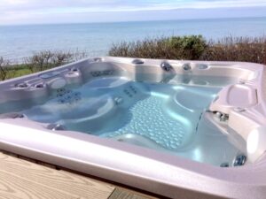 Marquis Spas Crown Epic Hot Tub with sea view