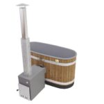 Kirami Original Tiny M Wood-Fired Log Burning Hot Tub