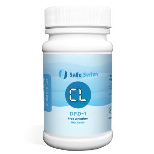 SafeSwim CL DPD-1 Free Chlorine test Strips