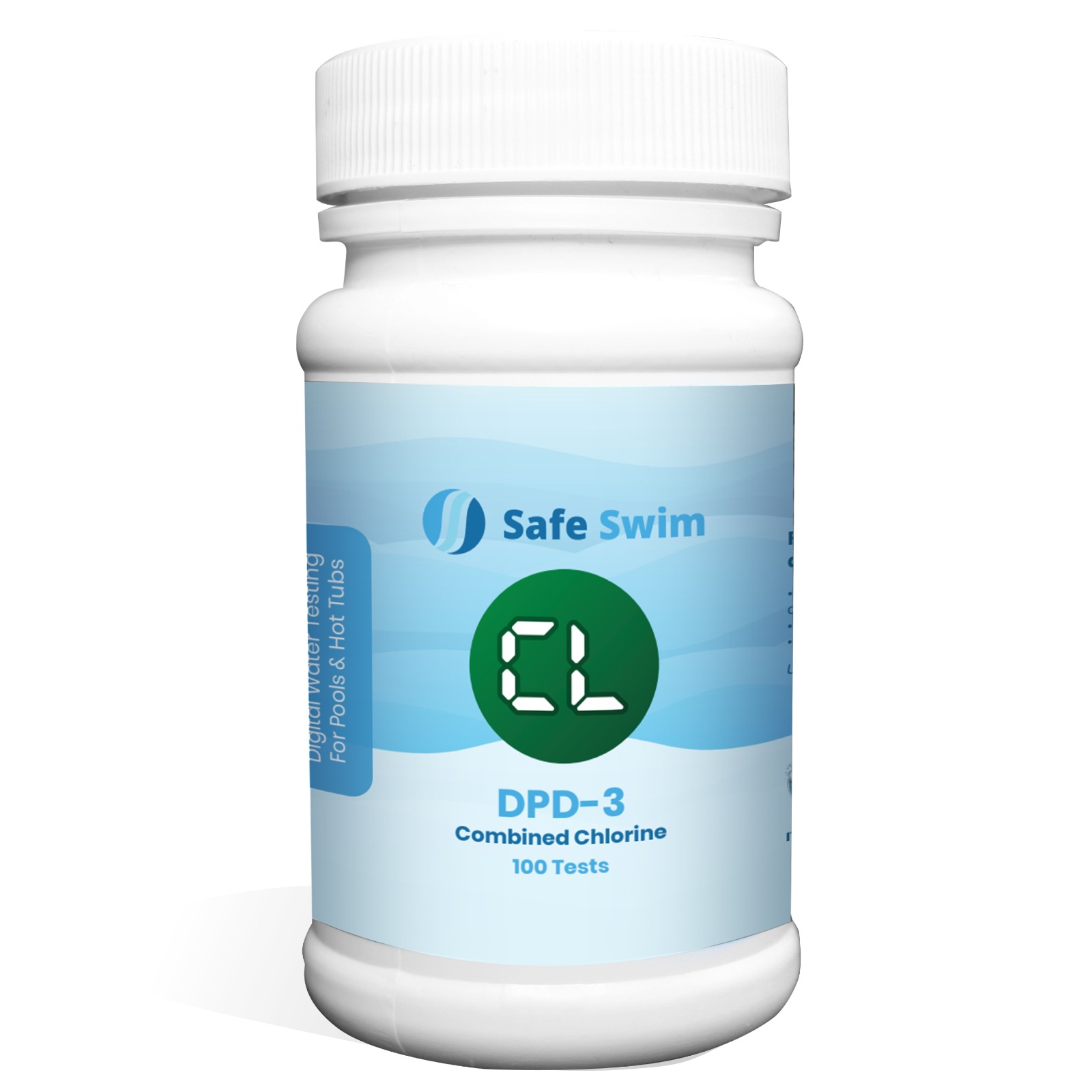 SafeSwim CL DPD-3 Combined Chlorine Test Strips