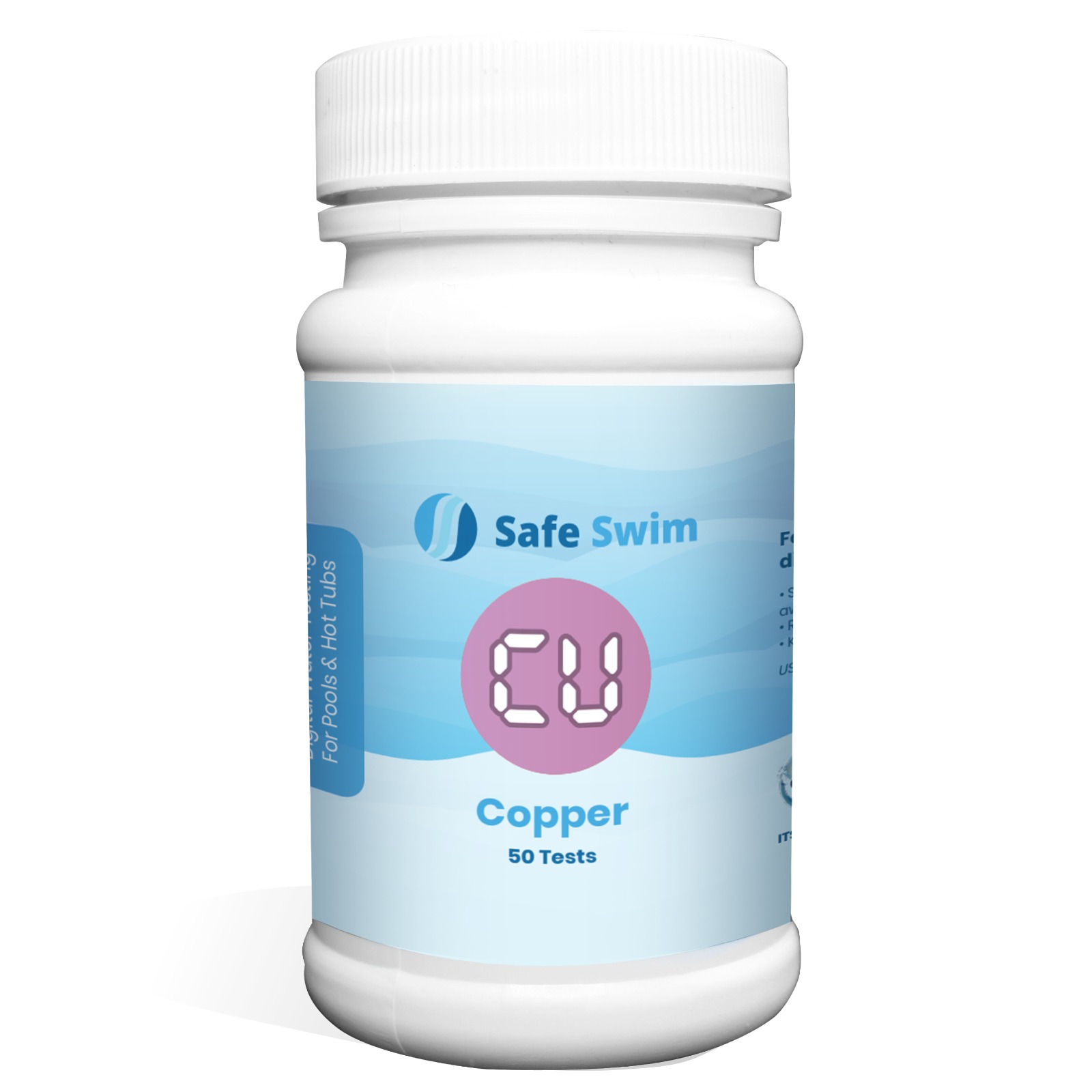 SafeSwim Copper test strips